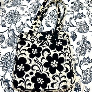 Black & white purse with a cute matching wallet !!